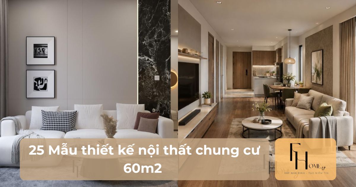 Thiết kế nội thất chung cư 60m2