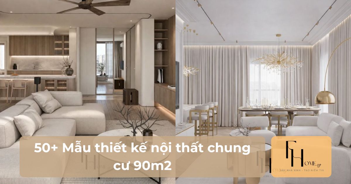 thiết kế nội thất chung cư 90m2
