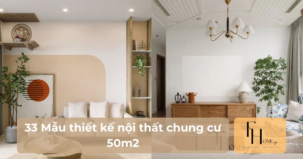 thiết kế nội thất chung cư 50m2