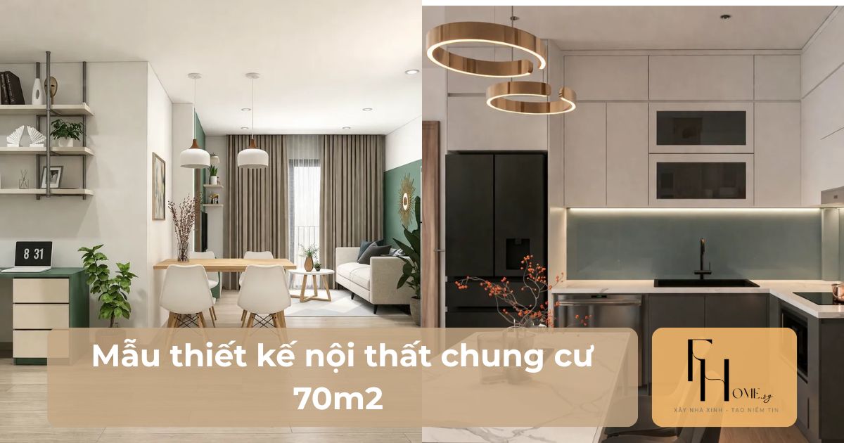 Mẫu thiết kế nội thất chung cư 70m2