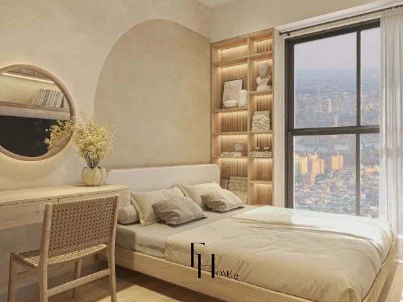 Thiết kế nội thất phòng ngủ chung cư 70m2