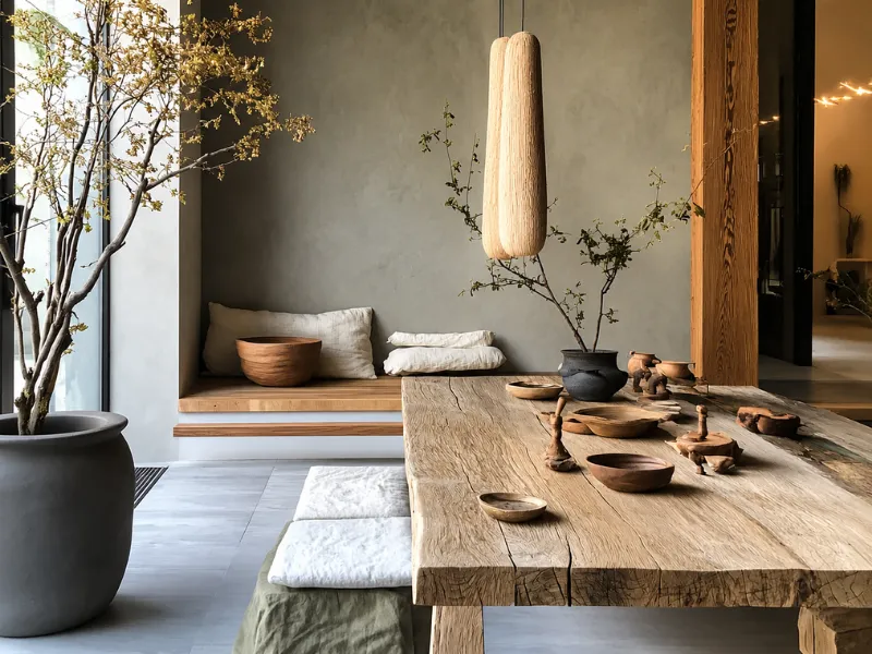 Thiết kế nội thất phong cách Wabi Sabi