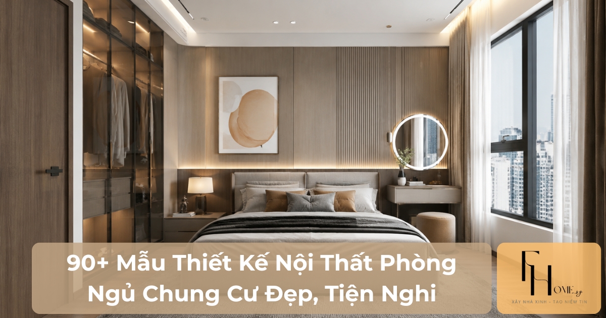 Thiết kế nội thất phòng ngủ chung cư
