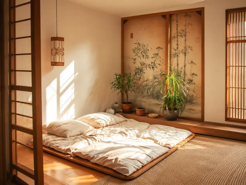 Nội thất phòng ngủ phong cách Nhật Bản