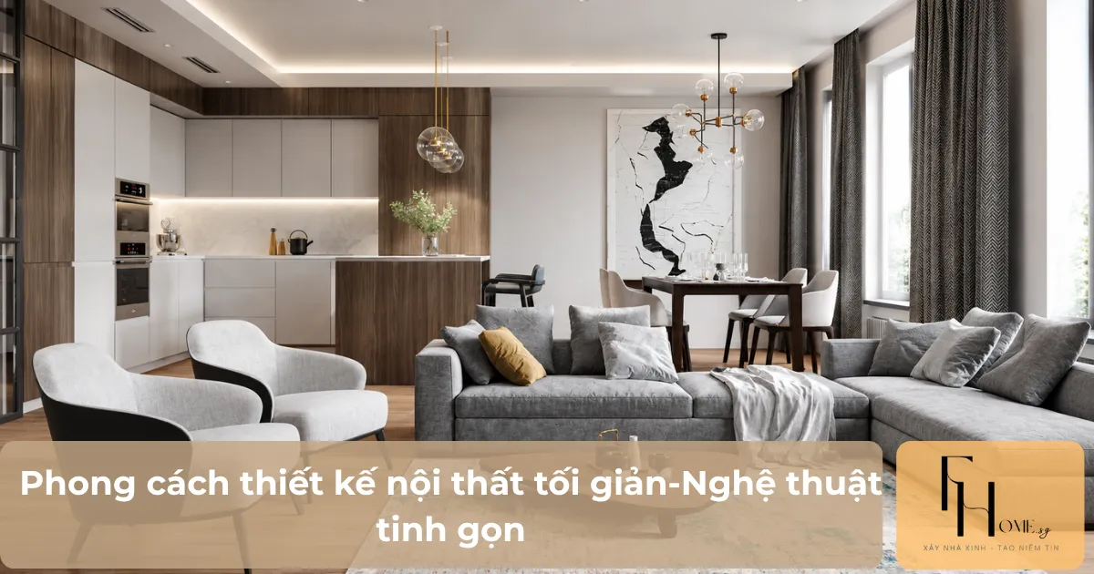 Phong cách thiết kế nội thất tối giản