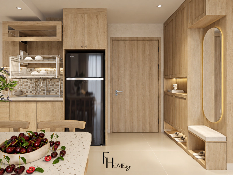 Thiết kế mở Alto City liên thông phòng ăn với bếp và sảnh
