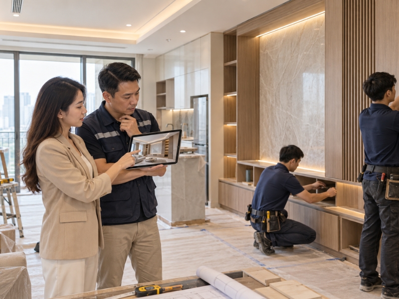 Đồng bộ giữa thiết kế và thi công