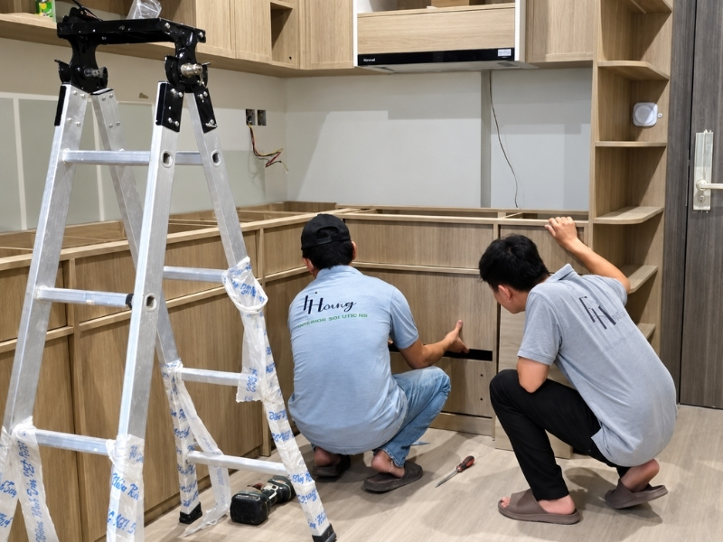 FHome Sài Gòn bảo hành 12 tháng cho gia chủ khi bàn giao
