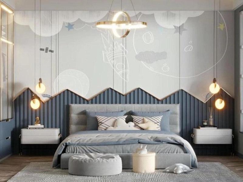 Chọn công suất và màu sắc đèn hợp lý, tránh đèn nháy hoặc ánh sáng quá yếu gây hại cho mắt trẻ