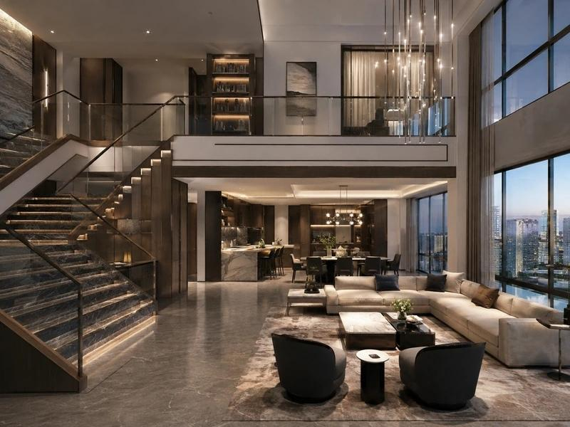 Duplex hoặc Triplex Penthouse