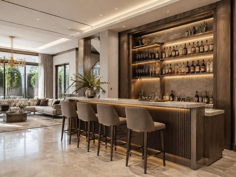 Mẫu quầy bar gia đình cho biệt thự